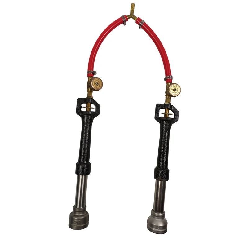 Dual Propane Burner Gas with Air Choke Casting Tools for