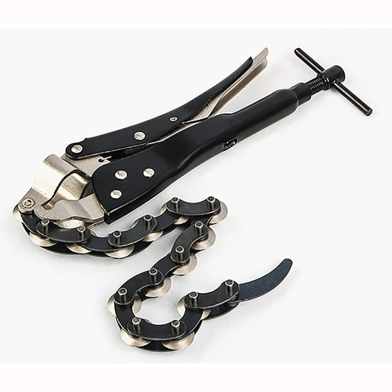 Heavy Duty Chain Pipe Cutter Locking Pliers Car Exhaust Tube Cutting