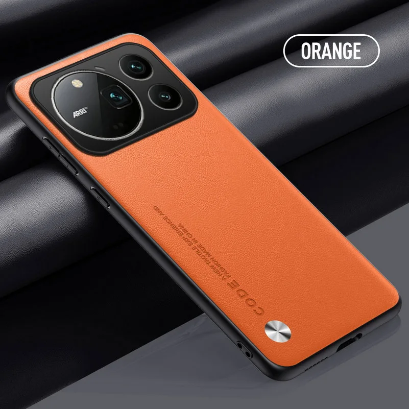 Leather Drop-Resistant Protective Case