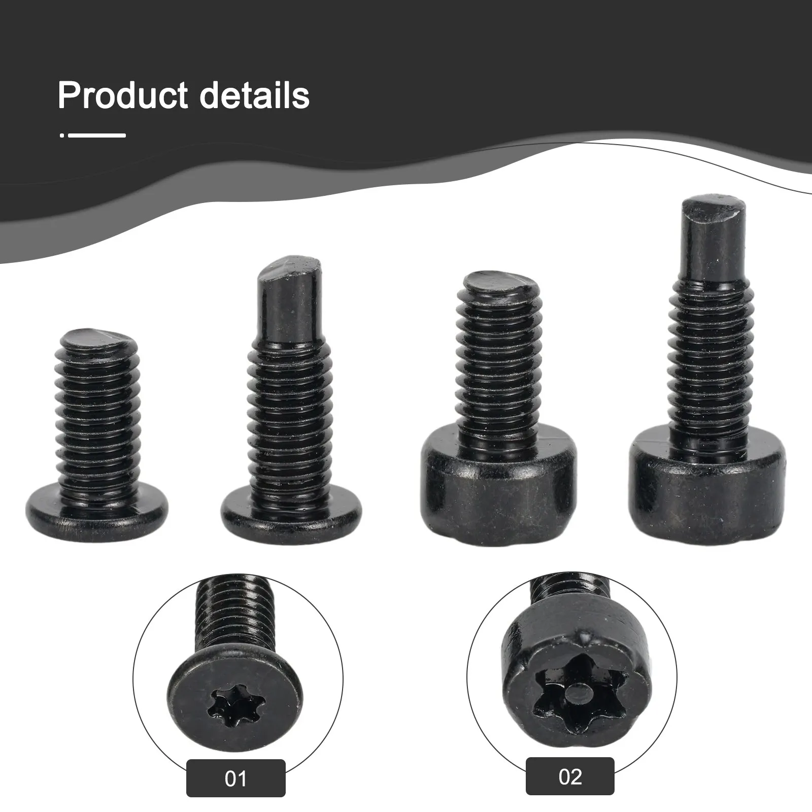 

16pcs Screws For RING Smart Doorbell T6T15 Anti-theft Hardware Screw Plum Blossom Metal Accessories Hardware Fasteners Durable