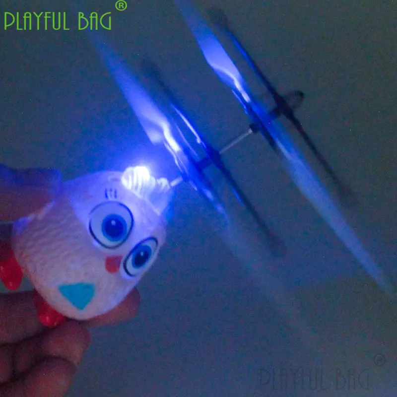 New Hot Mini Cute Fly Bird Drone Fly Flashing Helicopter Gesture Induction Pink Children RC Gift Figure USB Kid Toys VD114 5