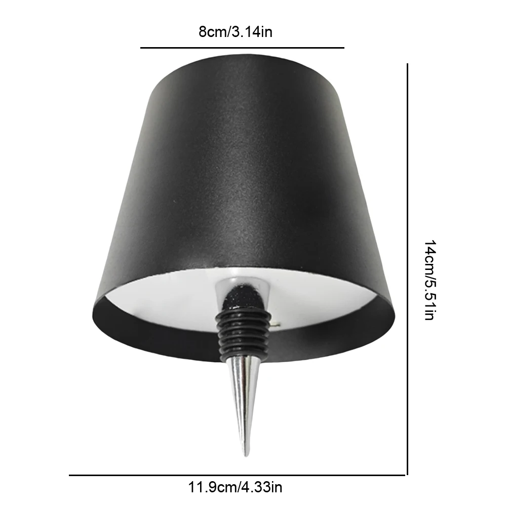 Wireless Bottle Lamp LED Night Light For Wine Bottle Rechargeable Touch Control 3 Light Colors Bedside Lamps For Restaurant Bar
