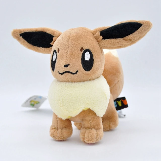 Boneca de Pelúcia Pokemon Anime Eevee 18Cm