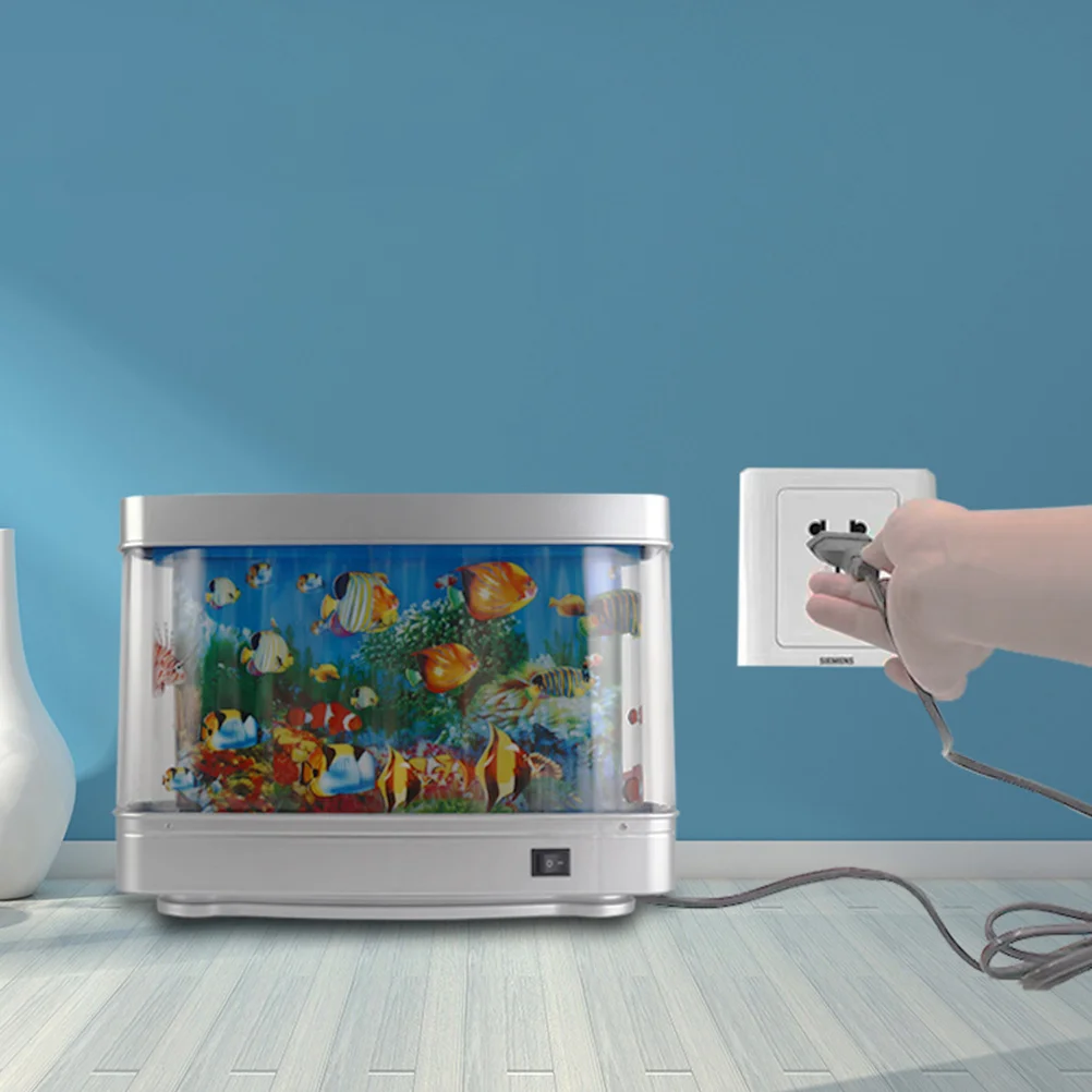 

Искусственная лампа для рыб, декоративная лампа для аквариума, лампа для аквариума для украшения дома, искусственное украшение для аквариума (вилка стандарта США)