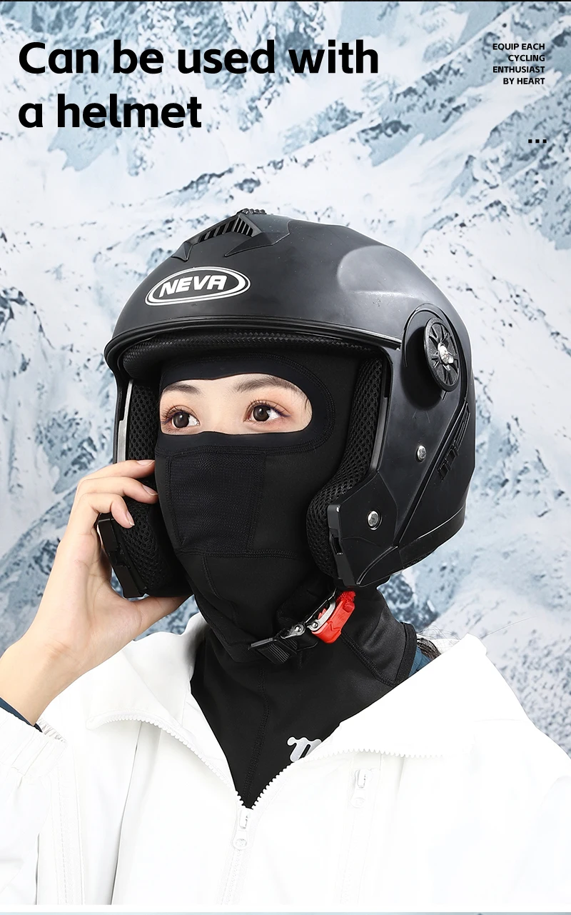 WEST BIKING Radfahren Sturmhaube Winter Thermal Warm halten Anti UV Herren Caps LSF 50, schnell trocknend, atmungsaktiv, Outdoor-Sport, Herrenmütze – Detail 10