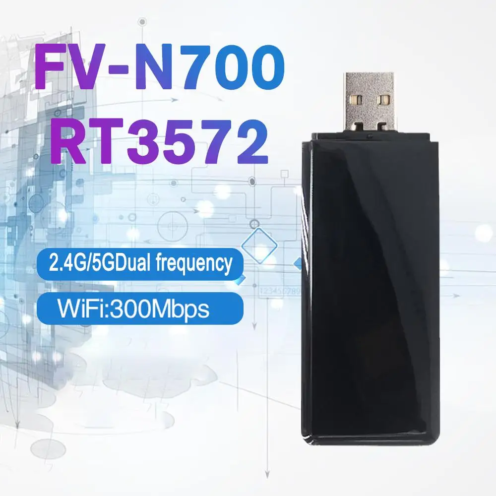 

FV-N700 RT3572 2,4G/5G Двухдиапазонная USB беспроводная карта для Samsung TV WIS09ABGN USB Wi-Fi адаптер, беспроводная сетевая карта LAN Adap Y3E4