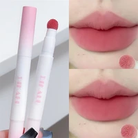 DIKALU Lip Powder Cream Air Cushion Lip Cream Matte Lip Glaze Mouth Red Lip Mud Non-fading Non-stick Cup Feminine White Brick Re 1