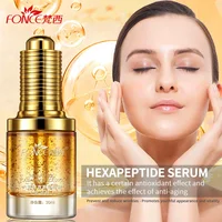 FONCE Hexapeptide Moisturizing Essence provides long-lasting hydration. It is a beauty gold lotion skin care product, 30ml