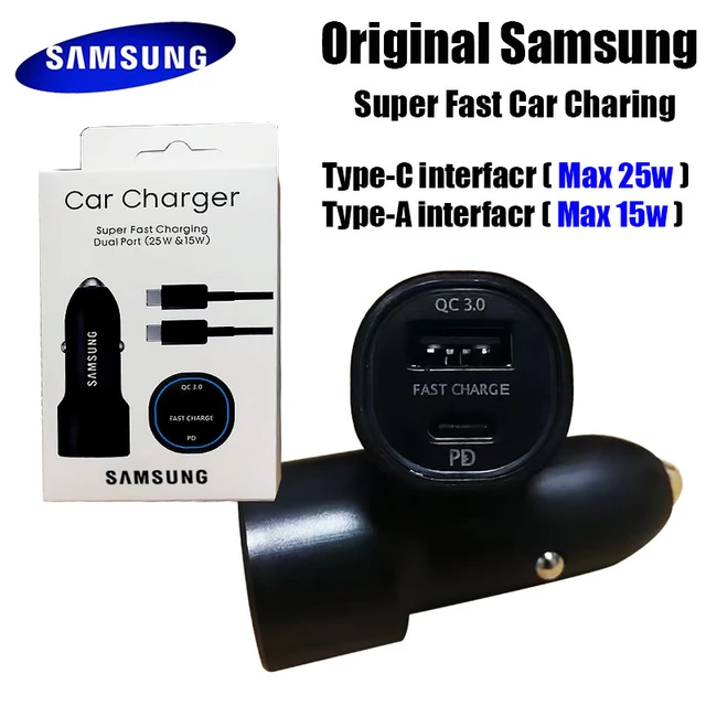 Samsung Car Charger Duo (25W & 15W)