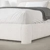 Twin Size Bed Frame with Headboard, Modern Style, Soft Rounded Corners, Boucle Upholstered Platform Bed Frame 6