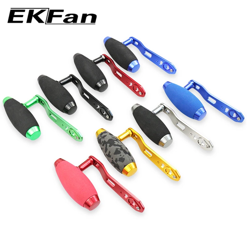 Ручка EKFan из ЭВА + металлическая ручка 112 мм для заброса приманки, рыболовная катушка Т-образной формы 8*5 мм, рыболовная ручка с двумя отверстиями для Dai, детали катушки (art.: 7a69d552b) - 7a69d552b