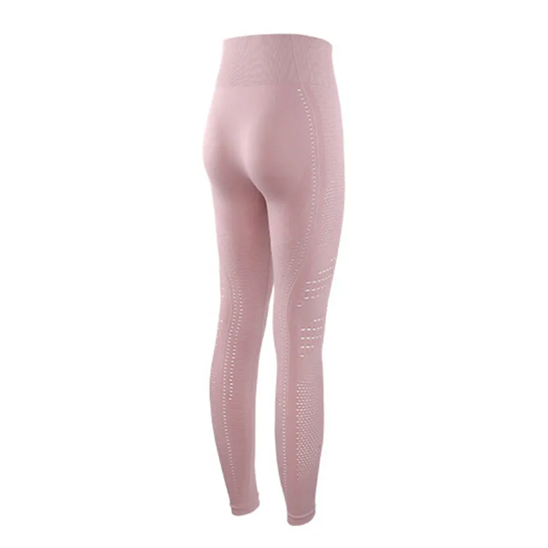 

Women Summer Quick Dry Pants Sportswear Yoga Bum Sculpt one Tight Hi-rise Booty High Waisted Mesh Panelled Leggings for Fitness