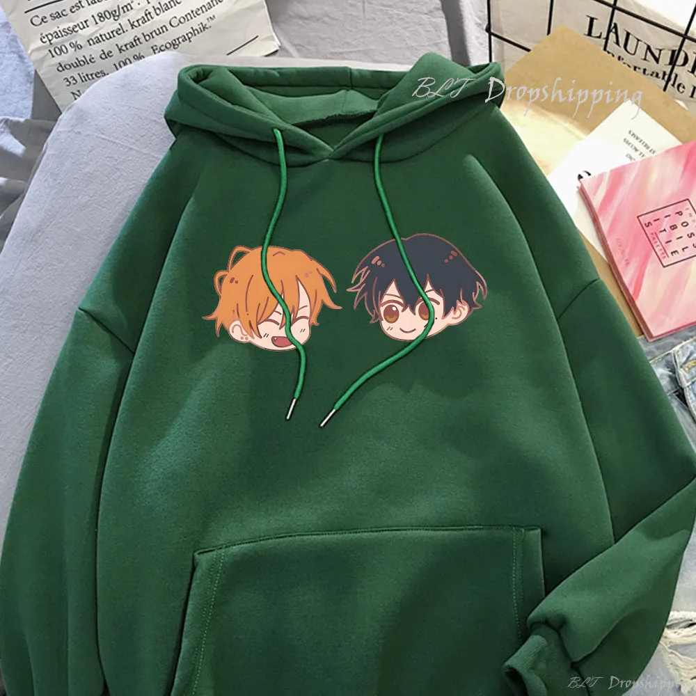 

Shuumei Sasaki Hoodie Yoshikazu Miyano Sweatshirt Kawaii Hoody for Girls Unisex Couple Clothes Womens Fashion Spring Pullovers