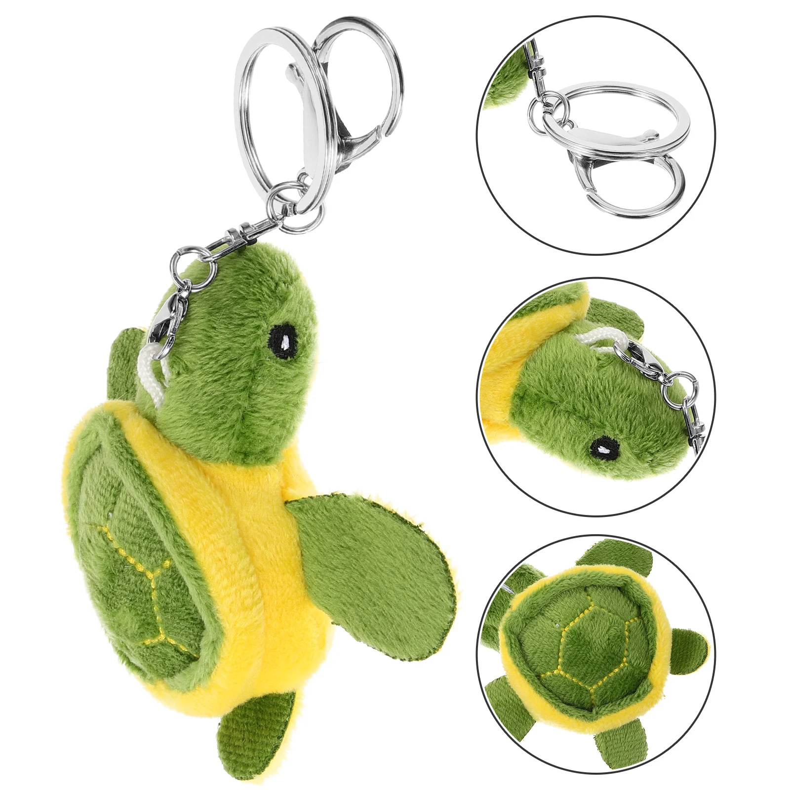 

Cute Turtle Keychain Mini Plush Turtle Keychain Decorative Keyring Small Turtle Pendant Keychain