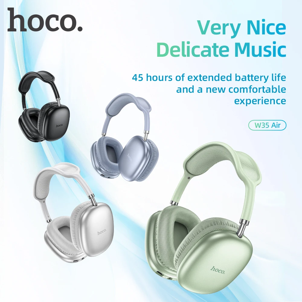 HOCO W35 Air Over-ear Bluetooth Headphones Wireless Sports
