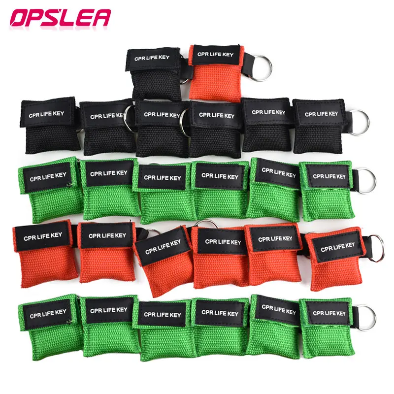 20/50pcs CPR Resuscitator Mask Outdoor Emergency Use Disposable Travel CPR Pocket Mask Breathing Film First Aid Breath
