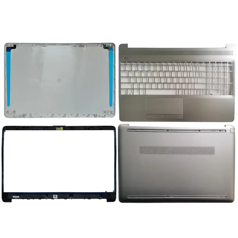 새로운 15-DW 15S-DU 15S-DY TPN-C139 250 G8 노트북 LCD 뒷면 커버/전면 베젤/손목 받침대 상단/하단 케..