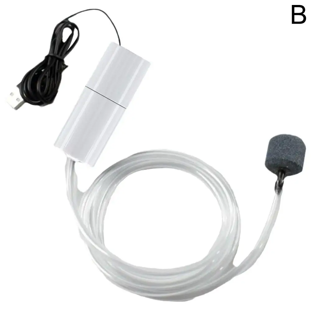 Portable Silent Aquarium Air Pump - Mini Oxygenator & Aerator Accessories