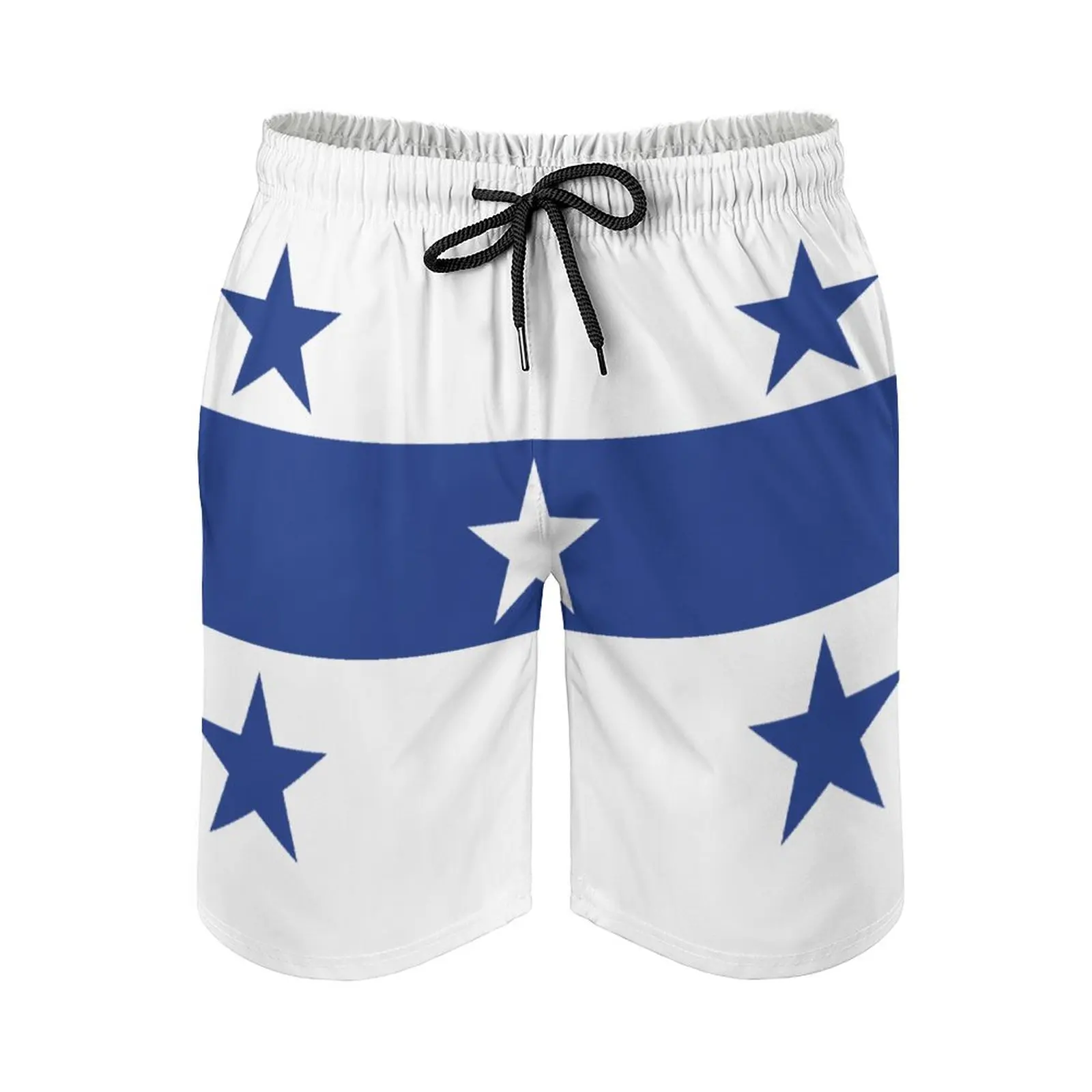 

Men's Beach Shorts Anime Beach Flag of The Gambier Islands Breathable Quick Dry Cute Casual Adjustable Drawcord Loose Stretch Ma