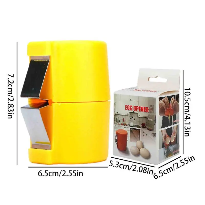 Plastic Egg Shell Opener Professional Manual Egg Cracker Separator Filter Kitchen Baking Tools