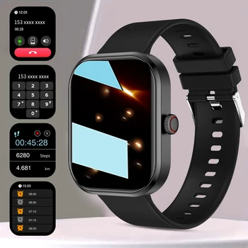 2025 Smart Watch 2.01 Inch HD Display Answer Make Call Message Preview Sport Modes DIY Dial Weather Forecast Men Women 1