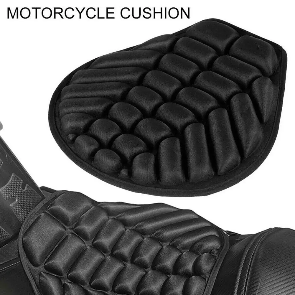 

Motorcycle Seat Cushion 3D Shock Absorption Seat Cover Motorbike Scooter Air Pad Seat Cover Pressure Relief Sun Protector