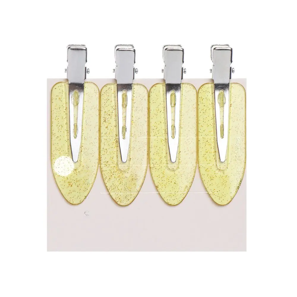 Colorful Acrylic Hair Clips for Kids Seamless No Crease Bangs