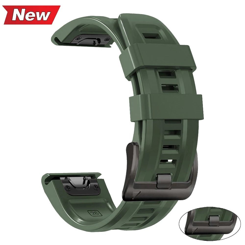 Enhanced Silicone Sports Bracelet with QuickFit Technology