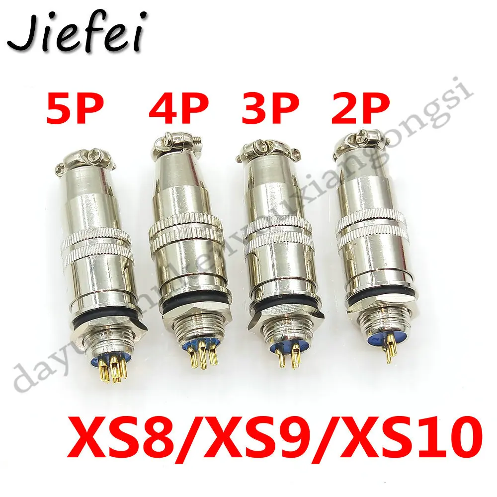2Pcs Elettrico Mini Xlr Xs8 Xs9 Xs10 Xs9Jk Xs10Jk 2Pin 3Pin 4Pin 5Pin Autobloccante Connettore Femmina Aviation 2P 3P 4P 5P