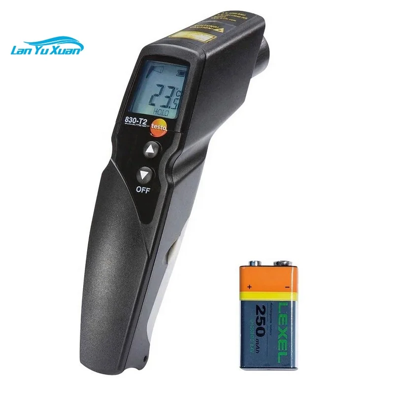 Termometro A Infrarossi Originale Testo 0560 8312 830-T2 Con Doppio Laser E Allarme Sonoro