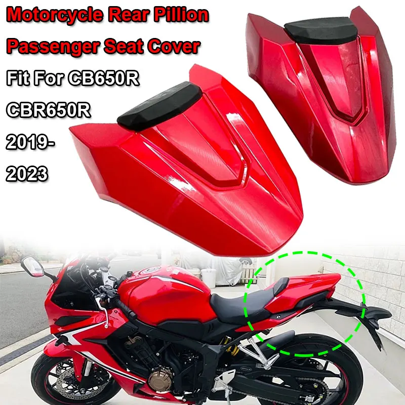 Motorcycle Rear Seat Cover Cowl Pillion Fairing Passenger Tail Back Cover Fit For HONDA CB650R CBR650R CB 650R CBR 650R motorcycle fairing motorcycle accessories