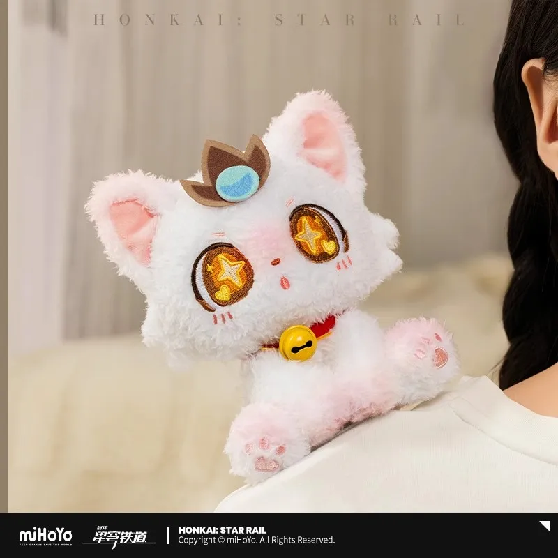 [Genuine] Yunli Cat Pendant MiHoYo Honkai: Star Rail Official Original Yunli Cat Series Cute Plush Sitting Shoulder Cosplay Gift