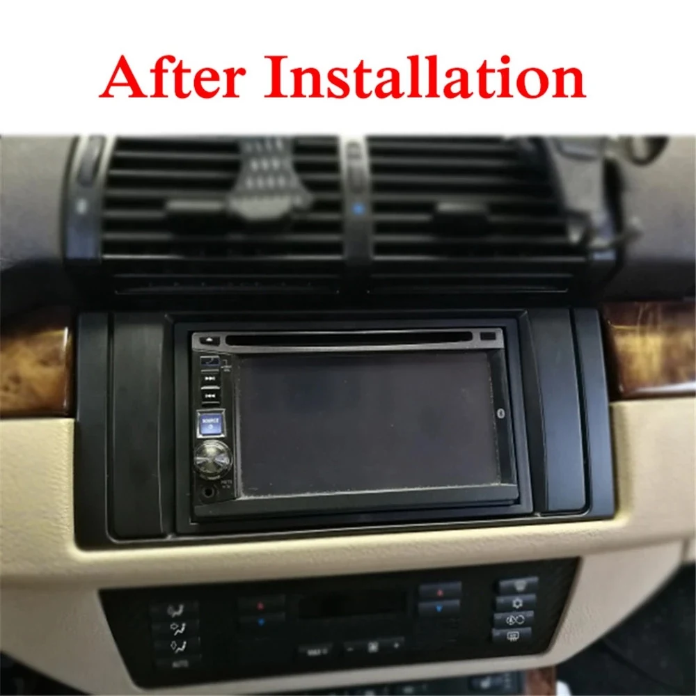 DuoDton DIN ڵ þ ׷ ڵ   Ʈ, BMW 5 ø E39 X5 E53 1995-2003 Ʈ ġ г ŰƮ,  ÷Ʈ