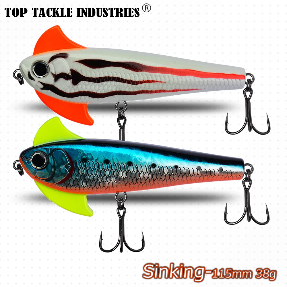 1PCS Sinking Fishing Lures 115mm 38g Hard Jerk Bait Pencil Cf Lure Tackle