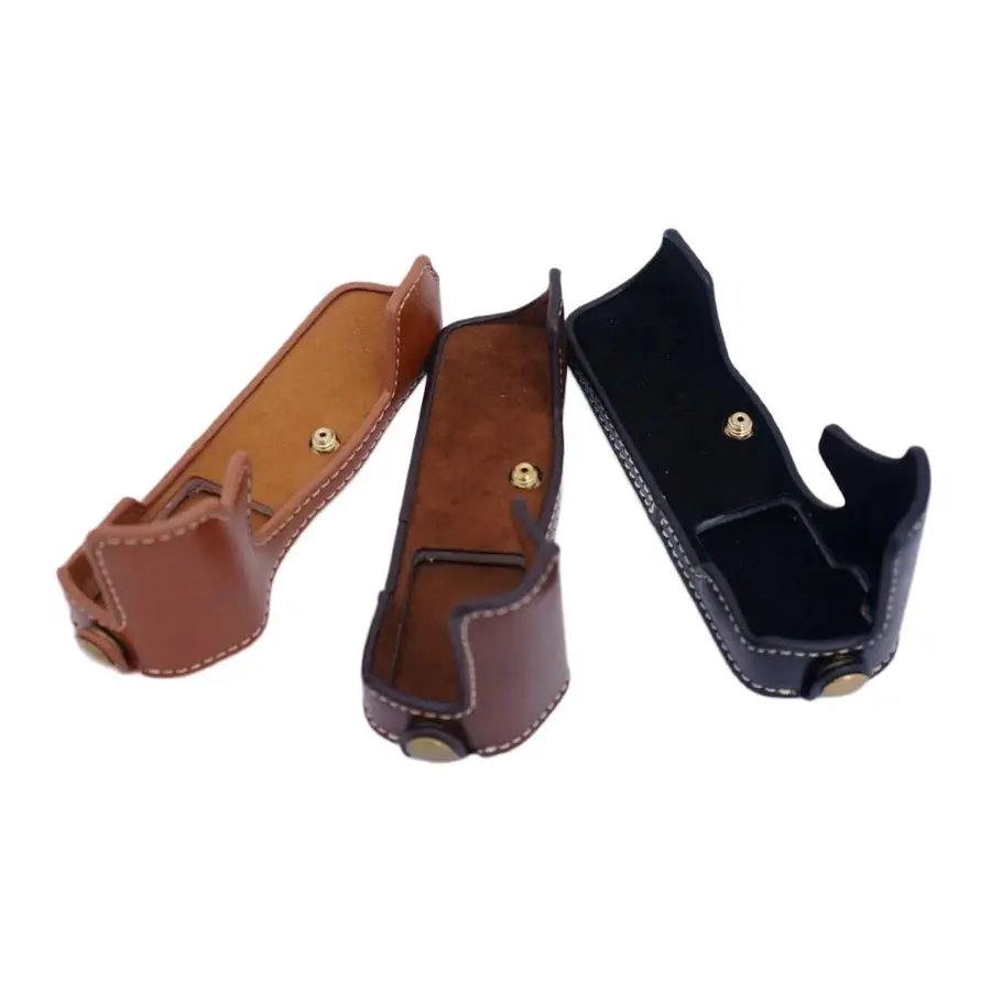 Em5Ii Custodia Per Fotocamera Mezza Custodia In Pu Grip Per Olympus Om-D E-M5 Ii (E-M5 Mark Ii) @