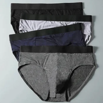 3 pezzi di biancheria intima da uomo, slip modeir da uomo, pantaloncini sexy comodi e traspiranti a vita media per giovani 1