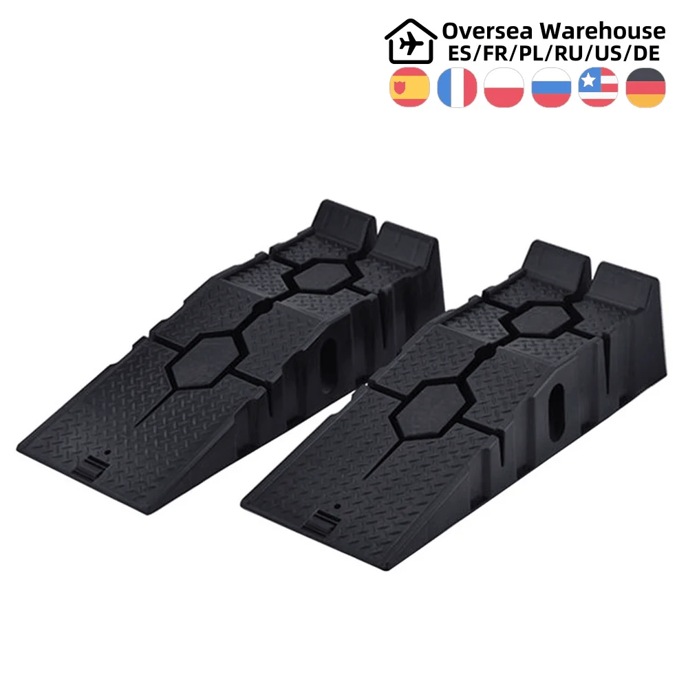 1PairBlack2500KGHeavyDutyCarRamps900mmLongAntiskidWorking