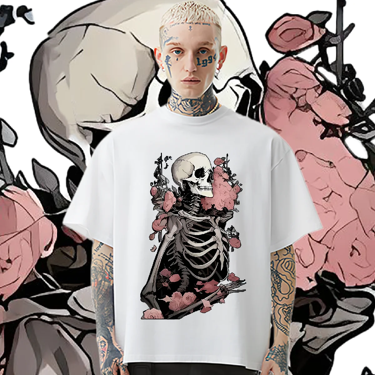 

2024 New Loose Round Collar American Retro T-shirt Unisex Causal Soft XXXL Clothes Commemorative Hot Sale Quick-Drying Tshirt