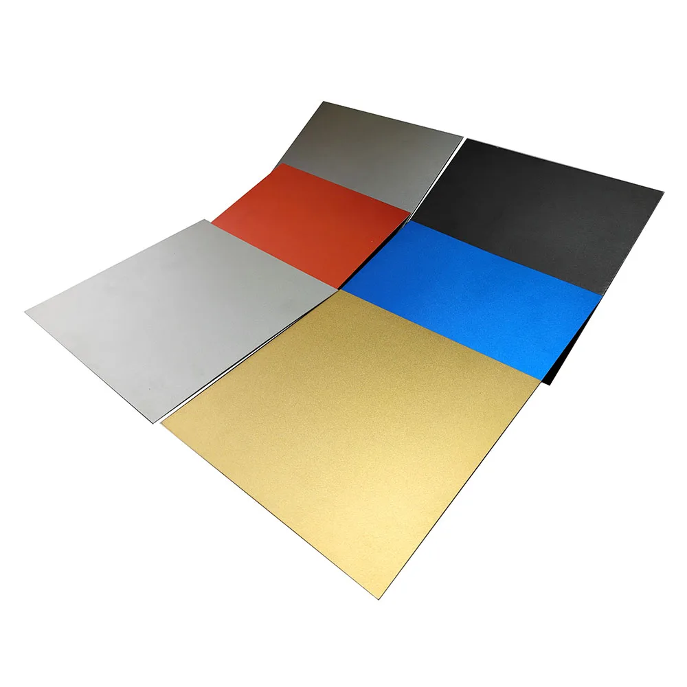 Colorful Anodized Aluminum Alloy Plate 5052 Aluminum Sandblasted Surface Aluminum  Sheet Black Silver Gold Blue Grey Red - AliExpress