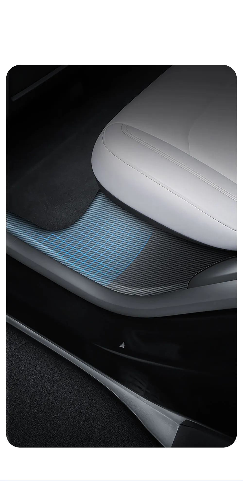 for Tesla Model 3/Y Highland Juniper 2021-2025 rear door sill protection strip s