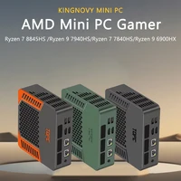 2025 Cheap AMD Mini PC Ryzen 9 7940HS R7 8845HS USB4.0 Dual LAN 2x DDR5 PCIe 4.0 Windows 11 Pocket Gaming Mini Computer WiFi 6E 1