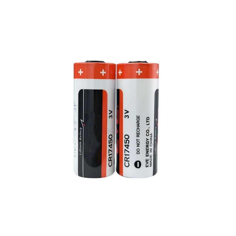 

Оригинальный Новый литиевый марганцевый аккумулятор 3 в для EVE CR17450, расходомер воды, аккумулятор PLC, 2 шт.