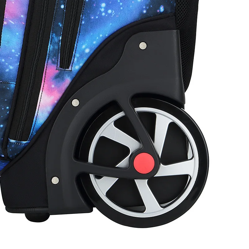 School Trolley Backpacks bags for Teenagers large Wheels Travel Wheeled backpack bag On wheels Children School Rolling Backpack 3