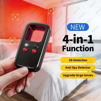 Scanner Anti-Spia Portatile: Design Compatto per Rilevare Telecamere Nascoste nelle Case in Affitto Airbnb