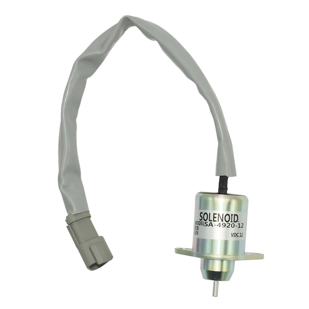 

12V Fuel Shut Off Shutdown Solenoid SA-4920-12 SA492012 For Yanmar, JOHN DEERE, TAKEUCHI, KOMATSU, KUBOTA