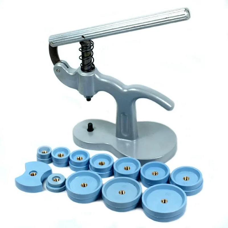 

Ремешок Часовщик инструмент часы задняя проекция ближе Пресс набор с хрустальным стеклянным фитингом 18-50 мм