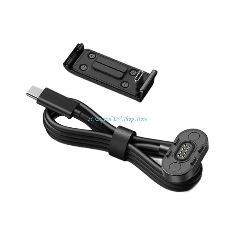 E74D Magnetisches USB-C-Stromkabel für 13/12/11/10/9 Action-Kamera, sicher magnetisch – Detail 1