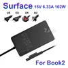 15V 6.33A 102W AC Laptop Power Adapter For Microsoft Surface Book2 1798 Compatibility Book1 Laptop3 Pro7 Charger 5V 1.5A 1