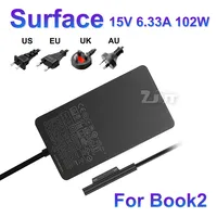15V 6.33A 102W AC Laptop Power Adapter For Microsoft Surface Book2 1798 Compatibility Book1 Laptop3 Pro7 Charger 5V 1.5A 1