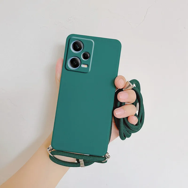 Crossbody Lanyard Soft Silicone Phone Case